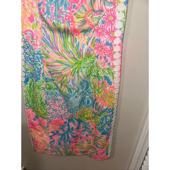 Lilly Pulitzer Mila Shift Dress Sleeveless in Lovers Coral Dress Size 6 - Picture 3 of 5